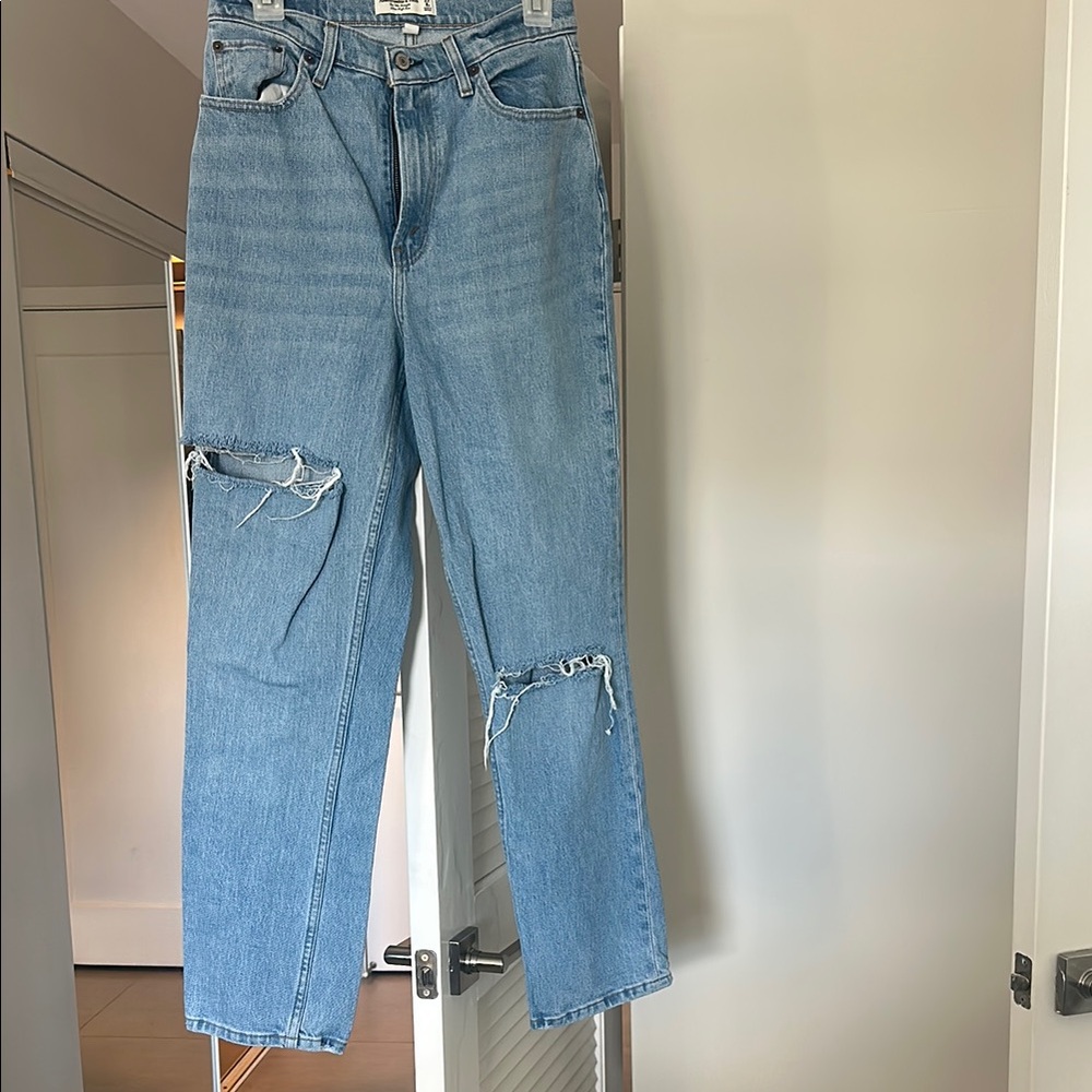 A&F THE 90s straight ULTRA HIGH RISE